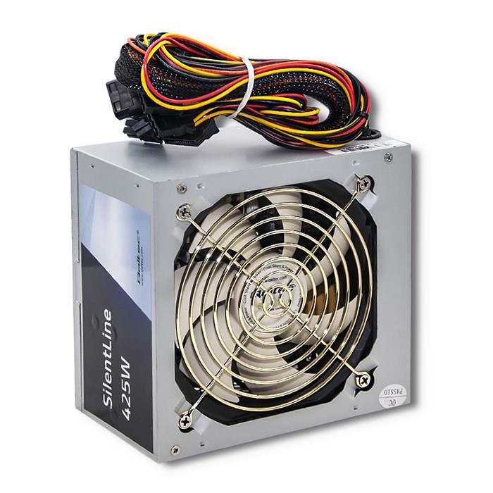 Qoltec Zasilacz ATX SilentLine 425W PFC BULK - zdjęcie 1