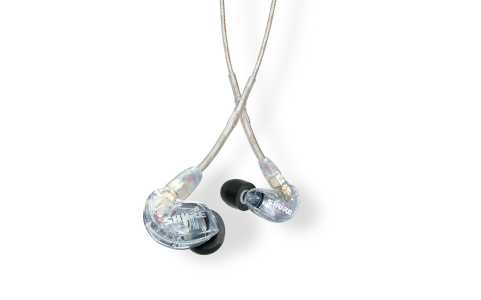 Shure SE215-CL-EFS - Słuchawki douszne, odłączany kabel, przezroczyste - zdjęcie 1