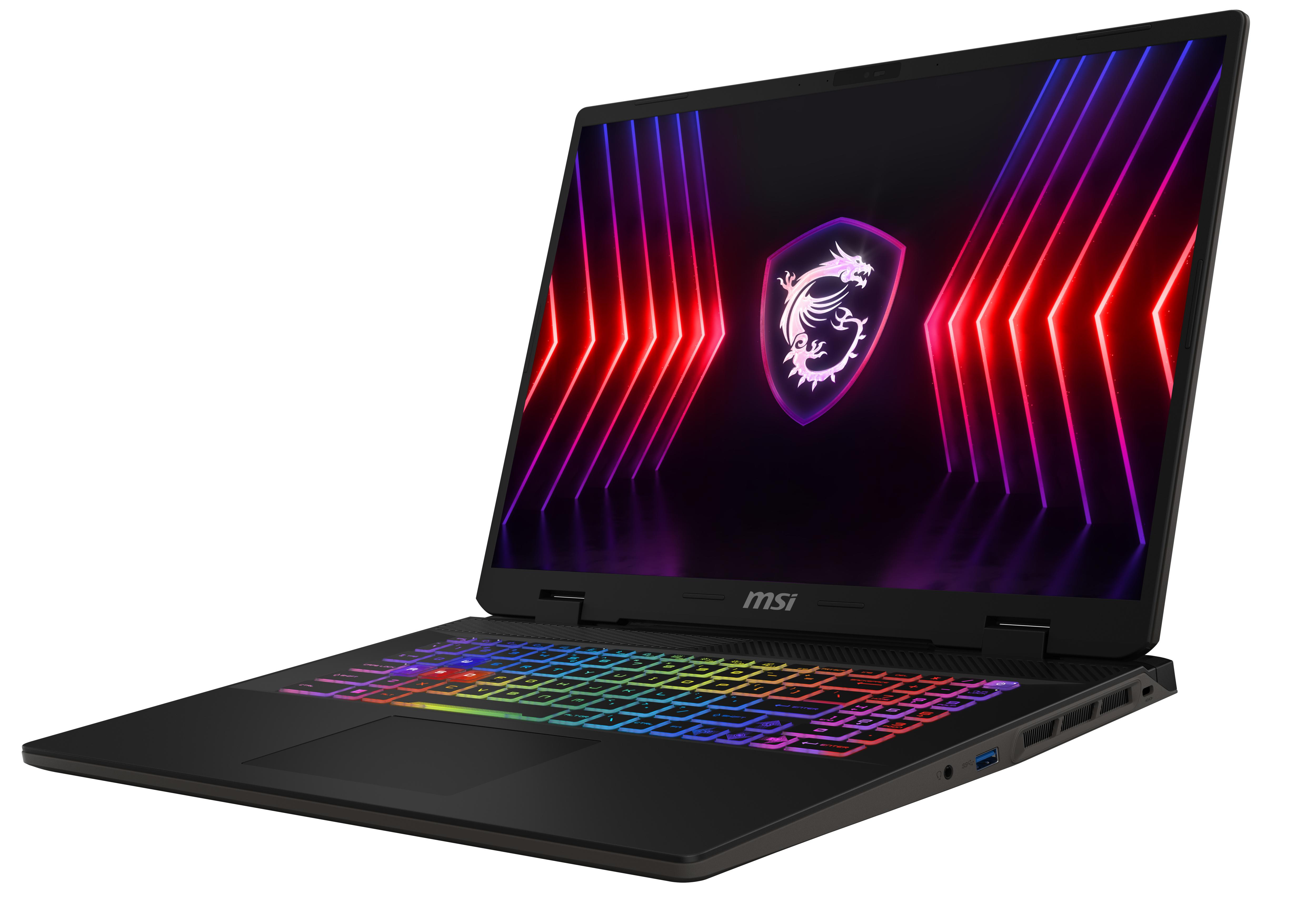 MSI Sword 17 HX B14VFKG-249XPL i7-14650HX 17"FHD+ 165Hz 16GB DDR5 SSD1TB RTX 4060 8GB NoOS - zdjęcie 4