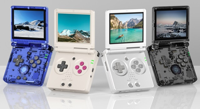 Przenośna konsola retro ANBERNIC RG 35xx SP SILVER - zdjęcie 7
