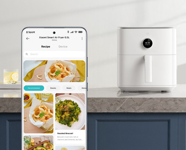Frytownica Xiaomi Mi Smart Air Fryer 6.5l (czarny) - zdjęcie 16