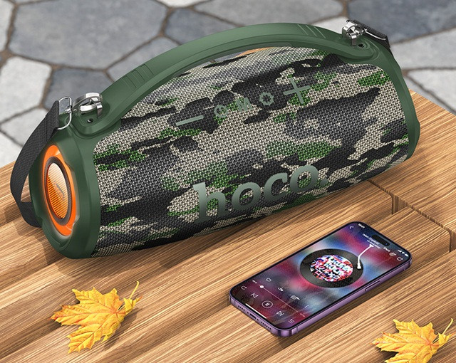 Głośnik bluetooth Hoco HA4 Surge (zielony) - zdjęcie 1
