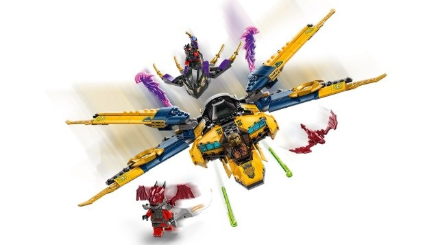 LEGO NINJAGO 71833 Ras i burzowy superodrzutowiec Arina - zdjęcie 2