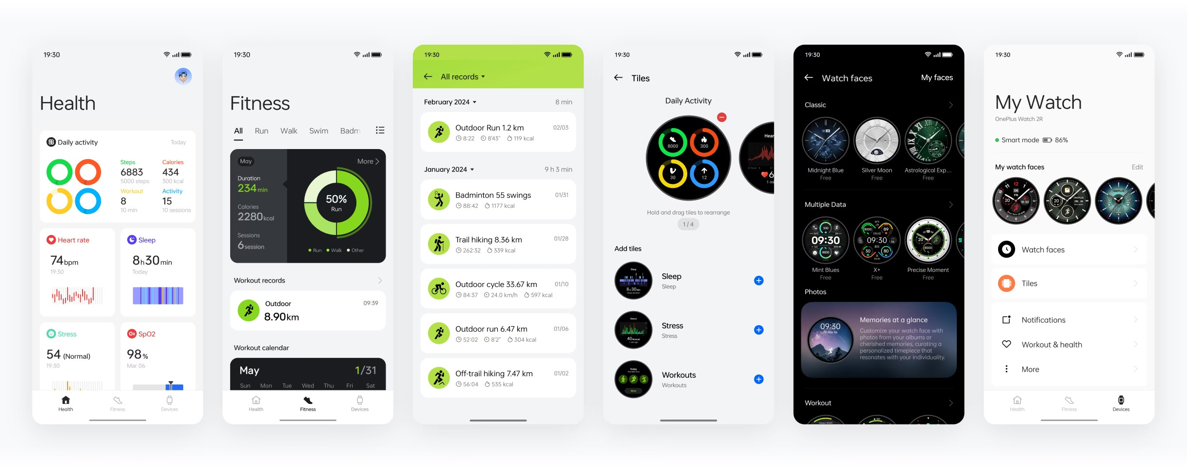 Smartwatch OnePlus Watch 2R Green - zdjęcie 12