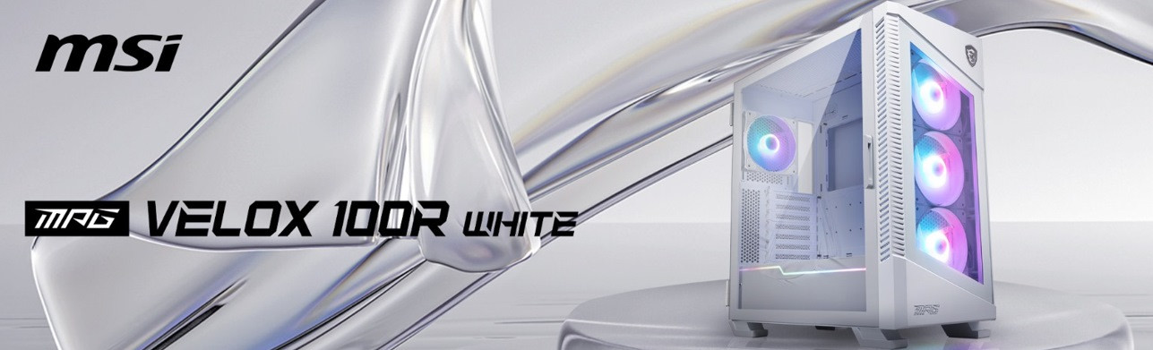 Obudowa MSI MPG VELOX 100R WHITE (306-7G18W21-809) - zdjęcie 1