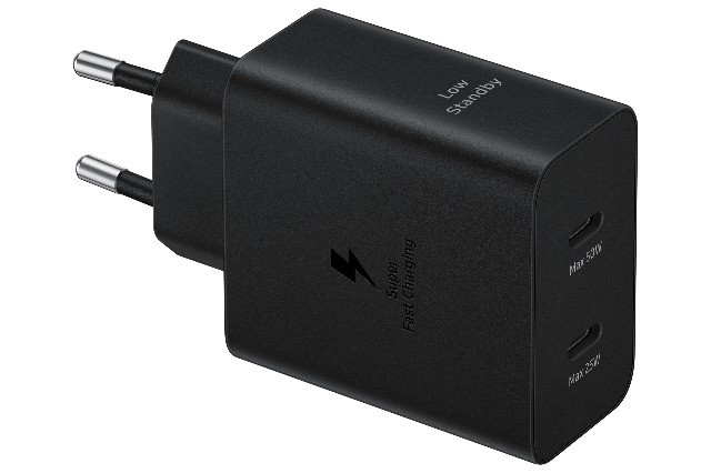 Samsung 50W Power Adapter Duo, Black - zdjęcie 1