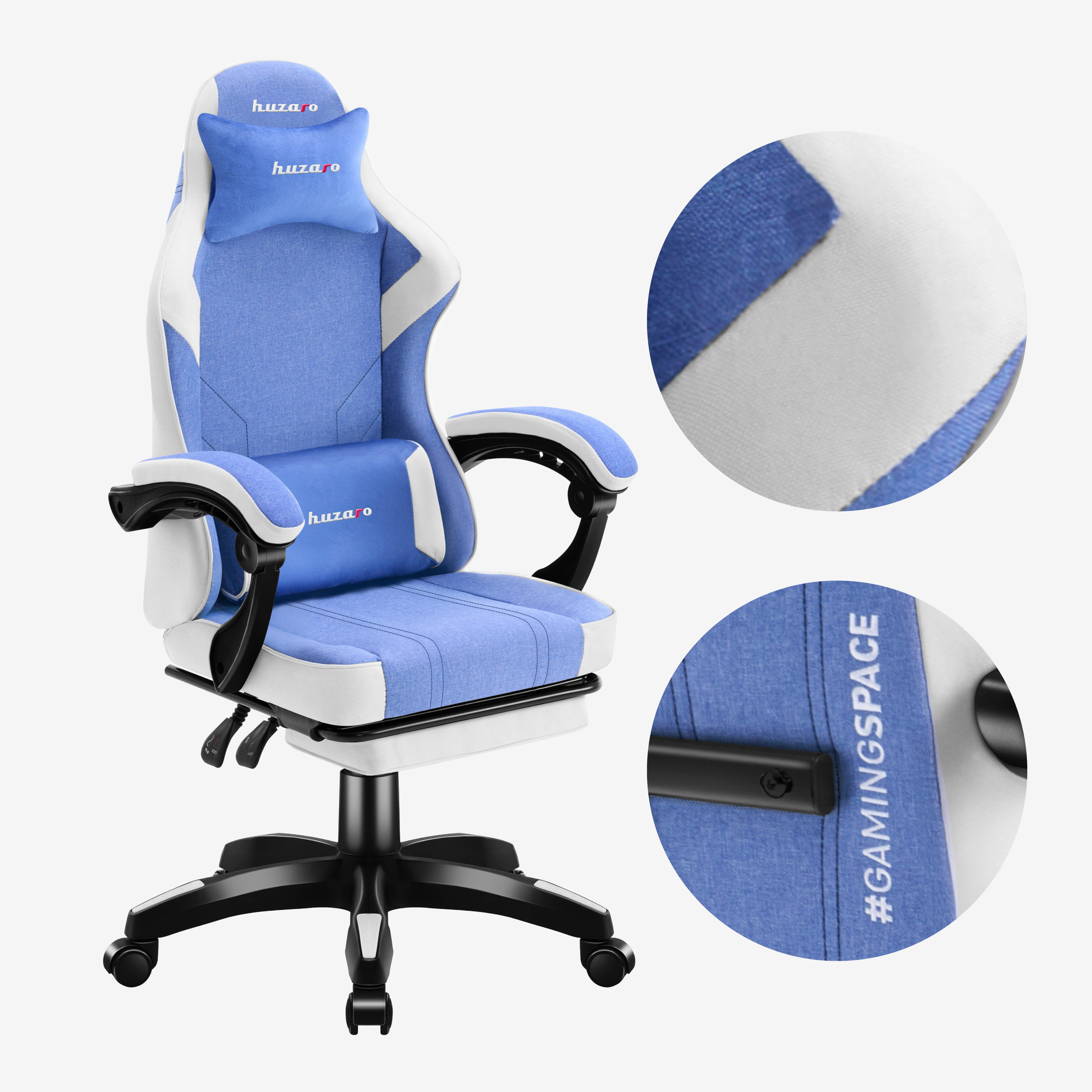 Fotel gamingowy Force 3.7 Blue - zdjęcie 6