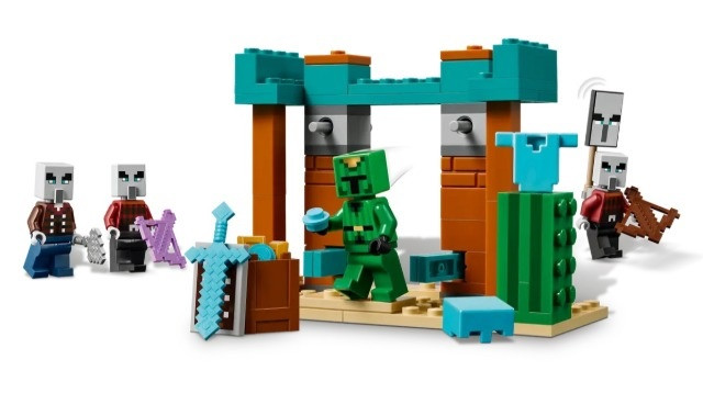 LEGO MINECRAFT 21267 Pustynny patrol złosadników - zdjęcie 2