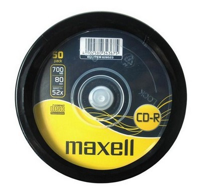 MAXELL CD-R 700 MB 52x80 min, blister, płyta - zdjęcie 2