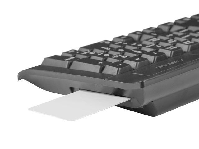 NATEC KLAWIATURA Z CZYTNIKIEM KART SMART ID MORAY - zdjęcie 2
