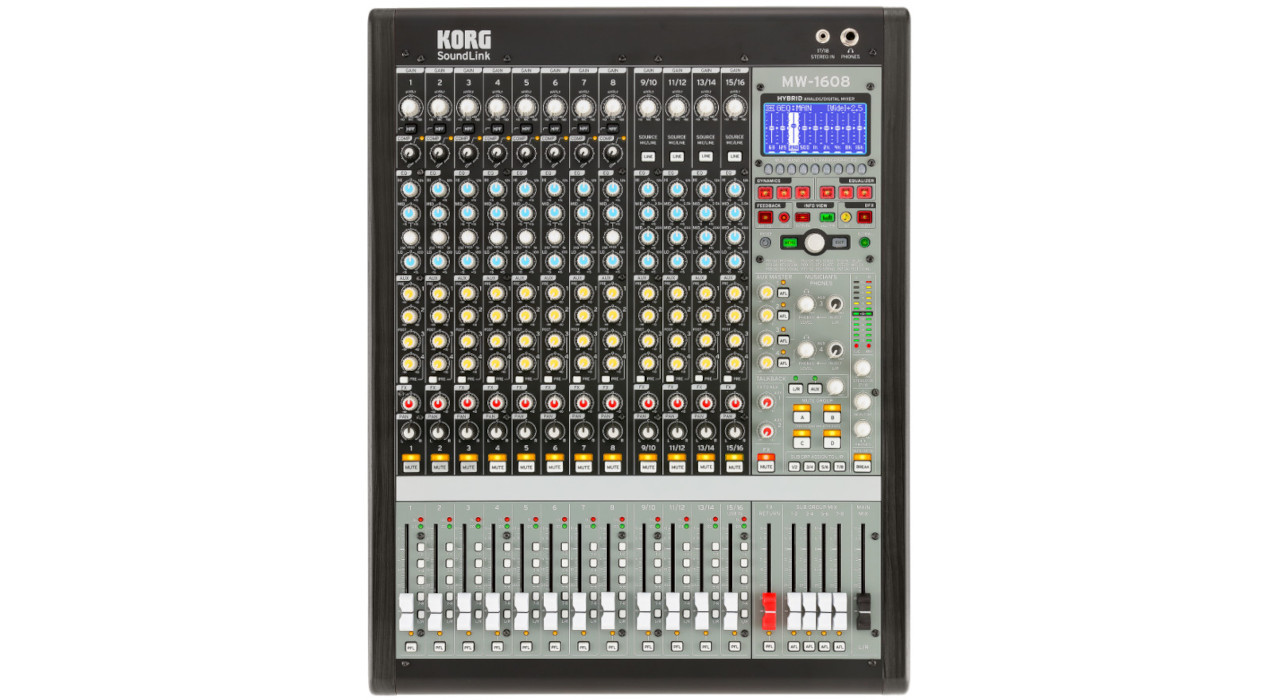 Korg SOUNDLINK MW-1608 NT - Mikser audio - zdjęcie 2