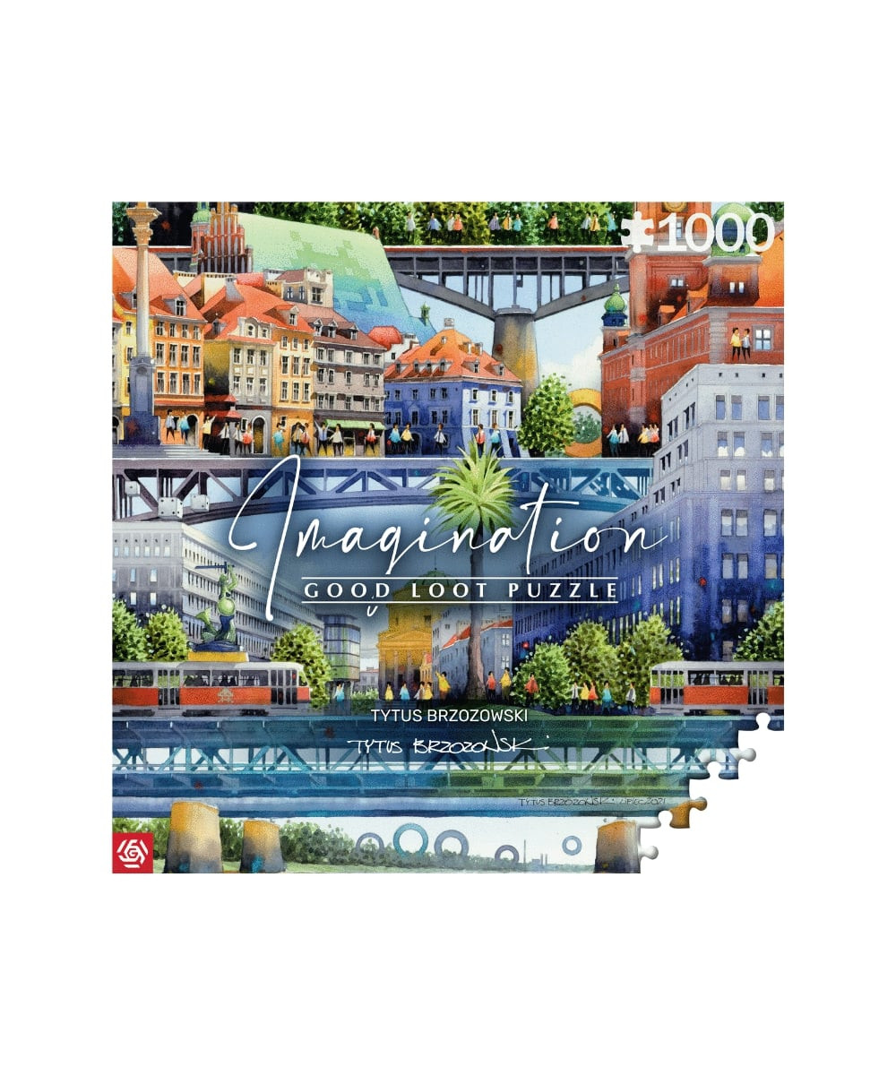Puzzle Good Loot 1000 Imagination Tytus Brzozowski Warszawskie Mosty - zdjęcie 1