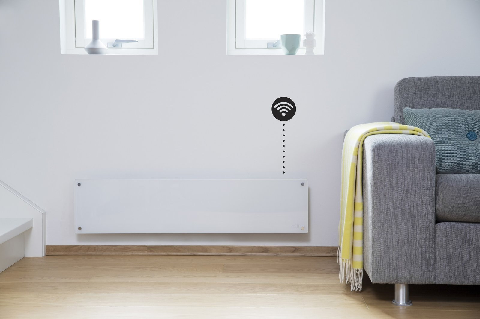Szklany panel grzewczy, Wi-Fi - Mill GL800LWIFI3 - zdjęcie 3