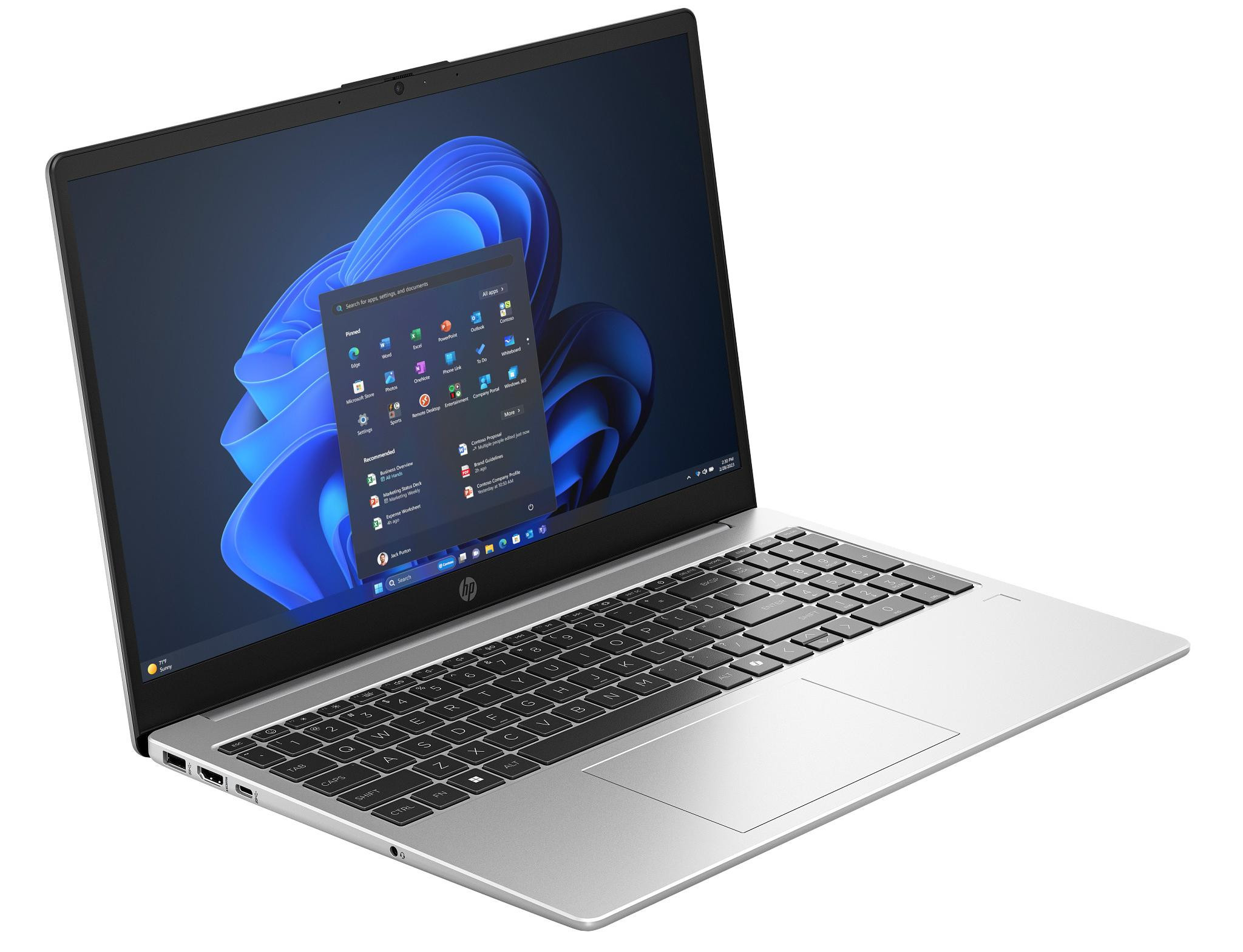 HP 250 G10 Ultra 5 120U 15.6"FHD SVA 250nits AG 16GB DDR4 SSD512 Iris Xe Graphics Cam720p 41Wh Win11 2Y - zdjęcie 3