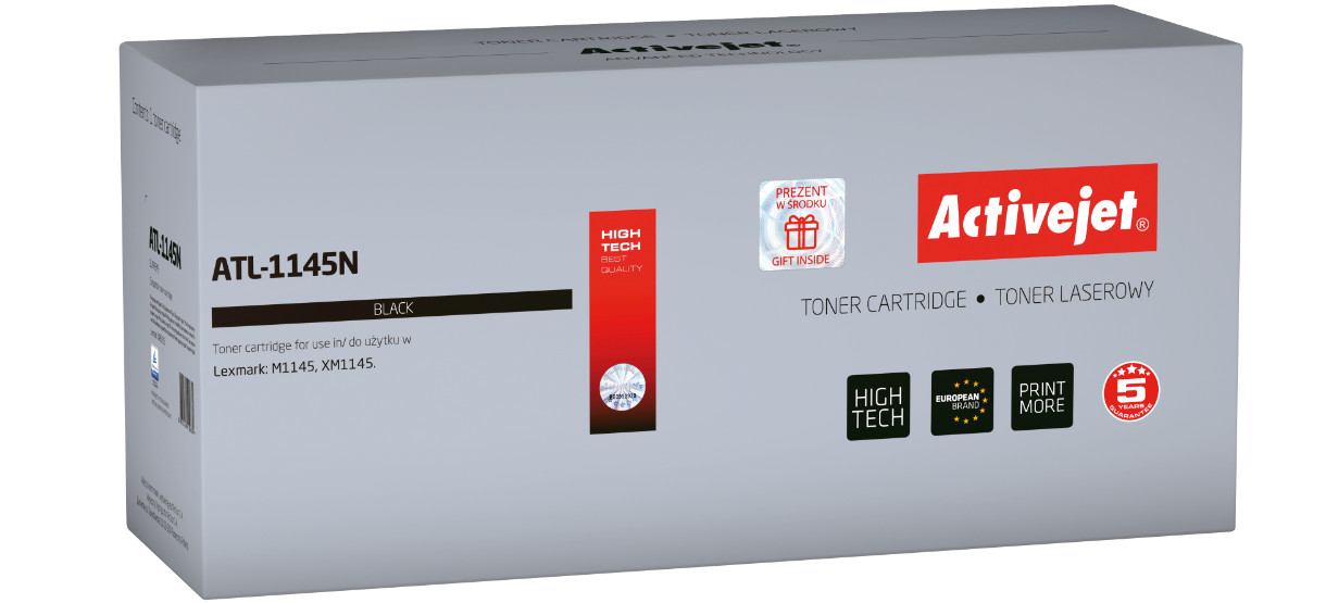 Activejet ATL-1145N Toner do drukarki Lexmark, Zamiennik Lexmark 24B6035; Supreme; 16000 stron; czarny. - zdjęcie 6