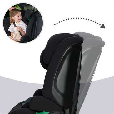 Kinderkraft fotel SAFETY FIX 2 i-Size 9-36kg Szary 5VAT - zdjęcie 7