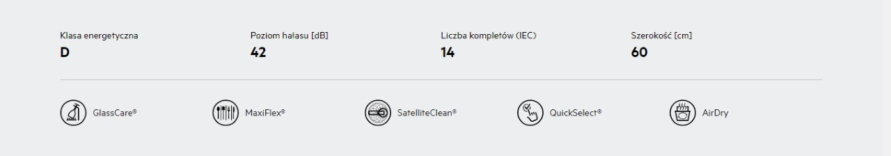 Zmywarka do zabudowy AEG FSB53927Z 60cm szer. trzeci kosz - zdjęcie 7