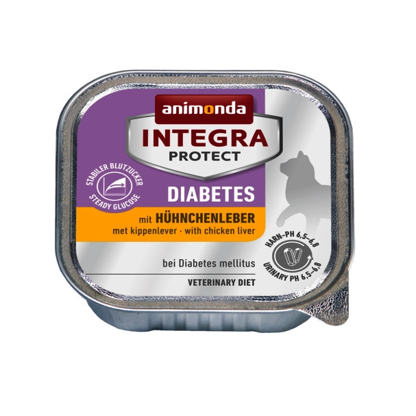 ANIMONDA Integra Protect Diabetes Wątróbka drobiowa - mokra karma dla kota - 100g - zdjęcie 1