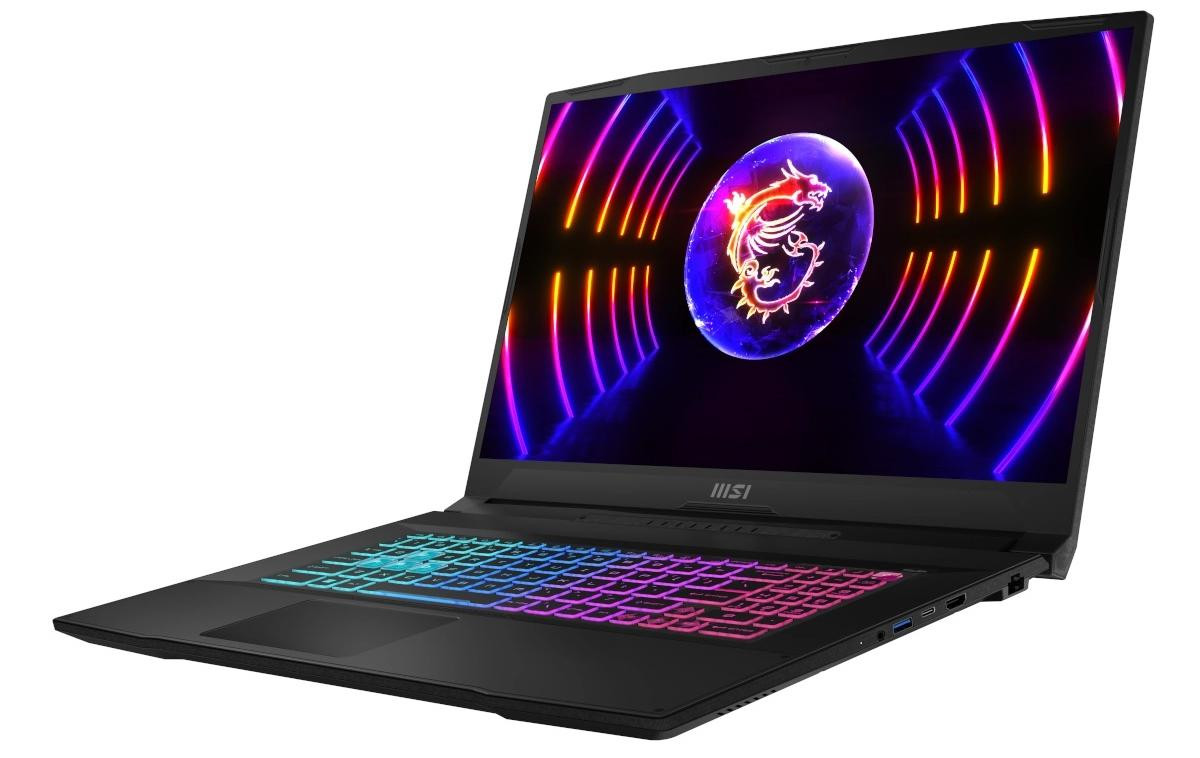 MSI Katana 17 B12VEK-1034XPL i5-12450H 17.3" FHD 144Hz 16GB DDR5 SSD512 RTX 4050 6GB NoOS - zdjęcie 4
