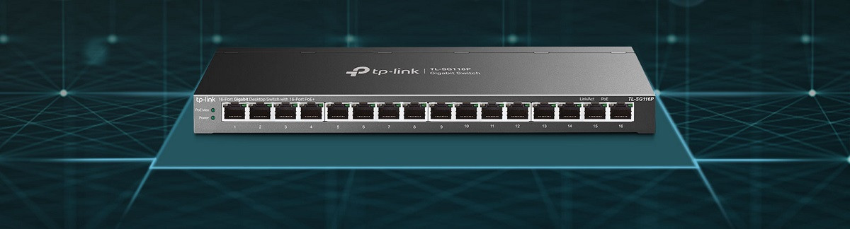 Switch TP-LINK TL-SG116P - zdjęcie 2
