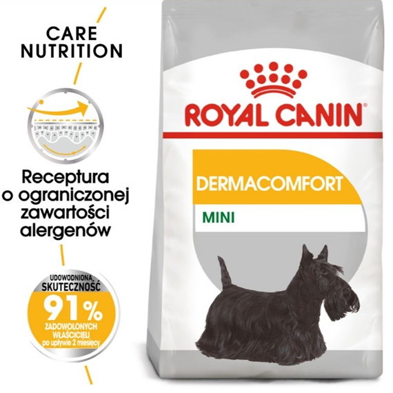 ROYAL CANIN CCN Dermacomfort Mini - sucha karma dla psów ras małych z wrażliwą skórą - 3 kg - zdjęcie 1