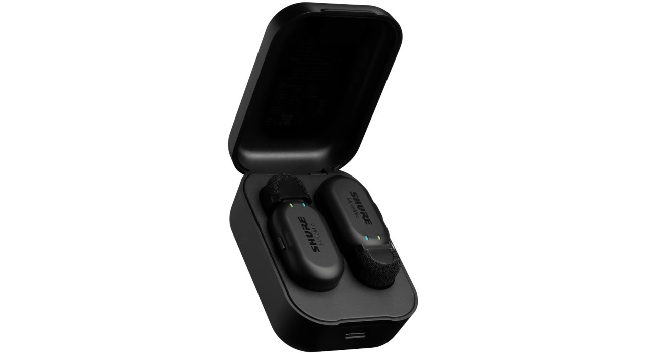Shure MV-ONE-Z6 - Bezprzewodowy mikrofon MoveMic MV-LaV, case ładujący - zdjęcie 2