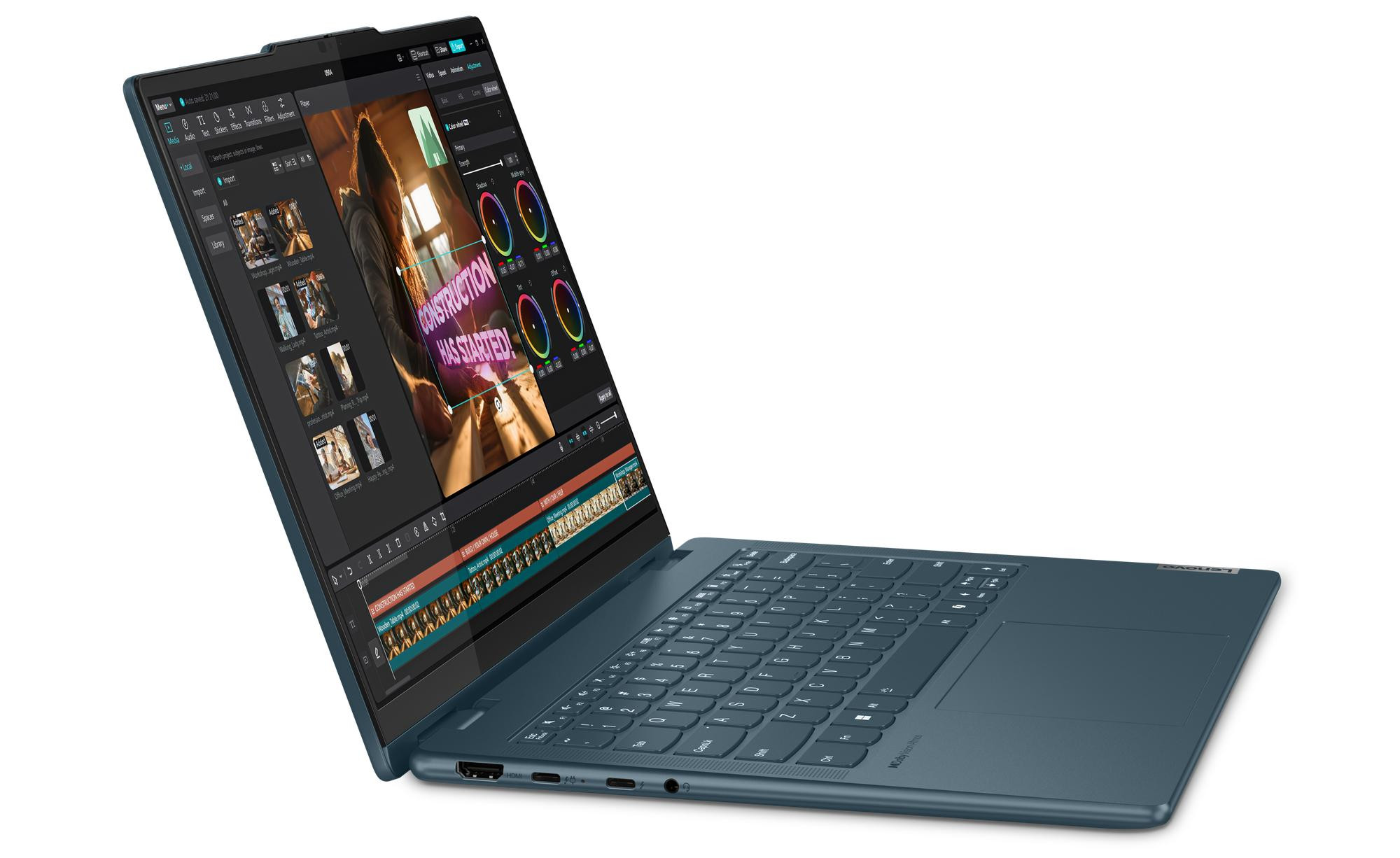 Lenovo Yoga 7 2-in-1 14IML9 Ultra 5 125H 14"WUXGA OLED 400nits Touch 16GB LPDDR5x SSD512 Intel Arc Graphics Win11 Tidal Teal - zdjęcie 3