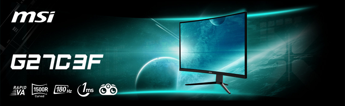 Monitor MSI G27C3F - zdjęcie 1