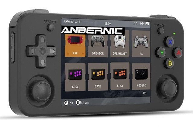 Przenośna konsola retro ANBERNIC RG35xx H BLACK - zdjęcie 1