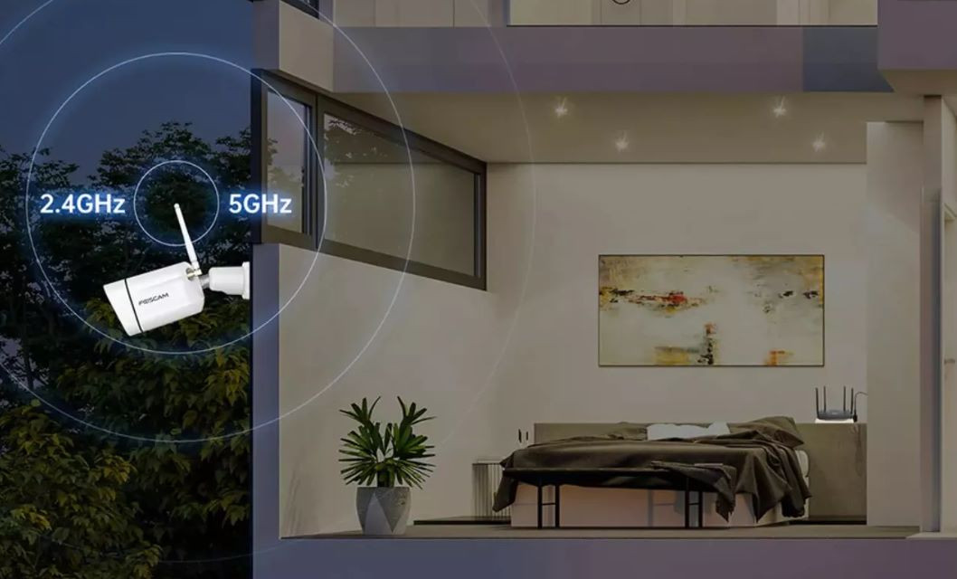 Kamera Foscam V8P 8MP Wi-Fi Biała - zdjęcie 2