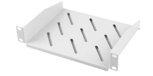 LANBERG PÓŁKA DO SZAF 10" (1U, 254X180MM, SZARA) - zdjęcie 1
