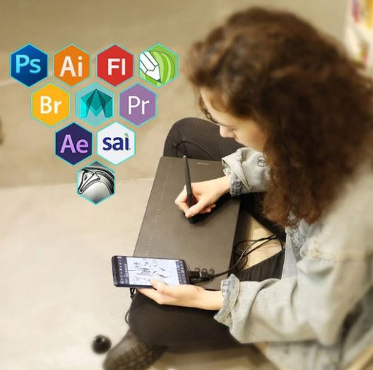 Tablet graficzny Huion HS610 - zdjęcie 5