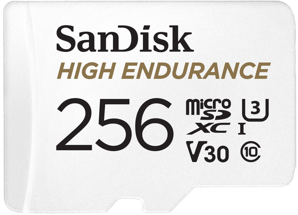 SANDISK High Endurance microSDXC 256GB V30 z adapterem - zdjęcie 1
