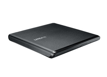 Lite-On nagrywarka zewnętrzna DVD ES1, USB, Ultra-slim 13.5mm, czarna, retail - zdjęcie 1
