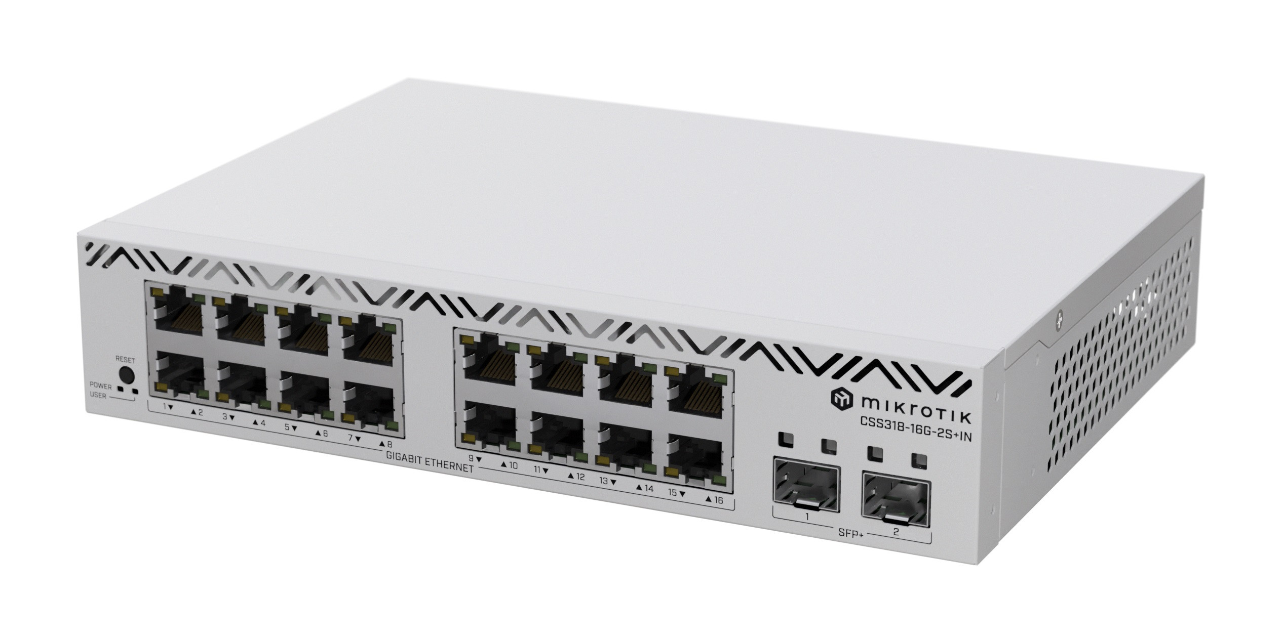Switch Mikrotik CSS318-16G-2S+IN 18p Managed Gigabit/10G - zdjęcie 2