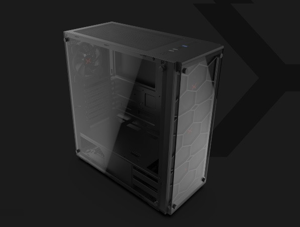 Obudowa KRUX Leda Black (KRX0007) - zdjęcie 4