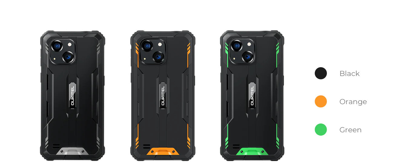 Smartfon Oukitel WP32 Pro 6" 6/256 DS.  6300 mAh(black) bez ładowarki - zdjęcie 9