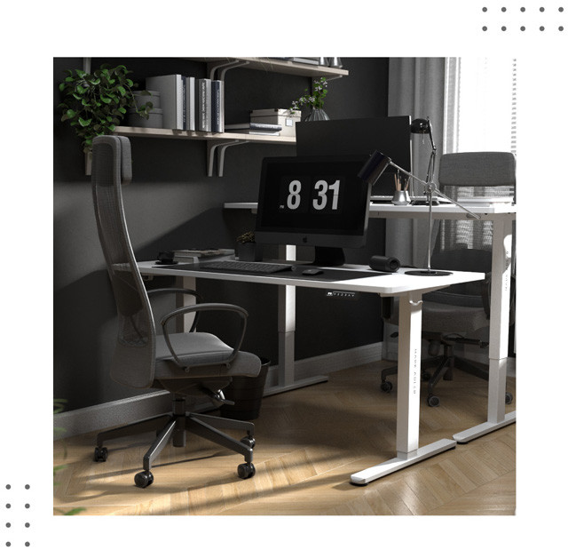 Biurko elektryczne MA-Leader 7.4 White - zdjęcie 2