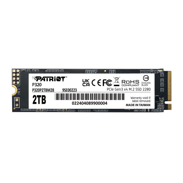 Patriot Viper SSD P320 M.2 PCI-Ex4 NVMe 2TB 3GB/s - zdjęcie 1