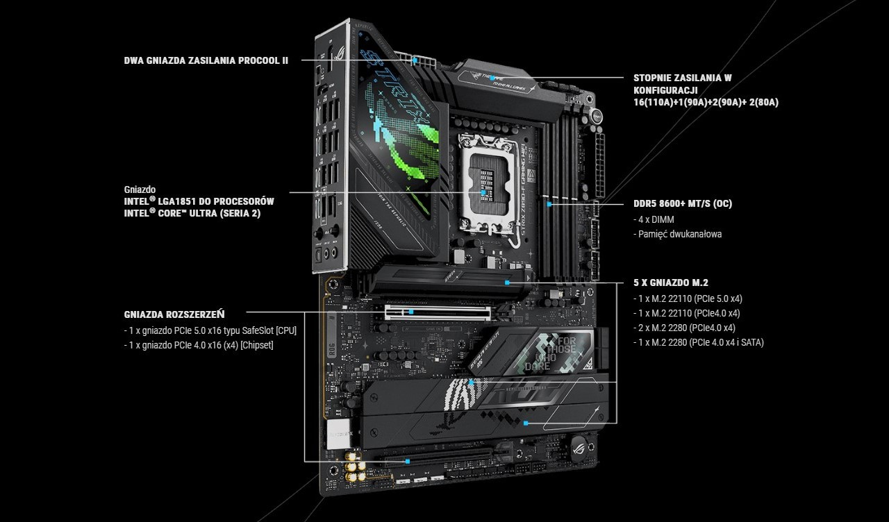 Płyta główna ASUS ROG STRIX Z890-F GAMING WIFI (90MB1I40-M0EAY0) - zdjęcie 3