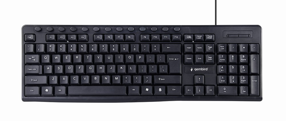 GEMBIRD KLAWIATURA MULTIMEDIALNA KB-UM-107 USB, CZ - zdjęcie 2