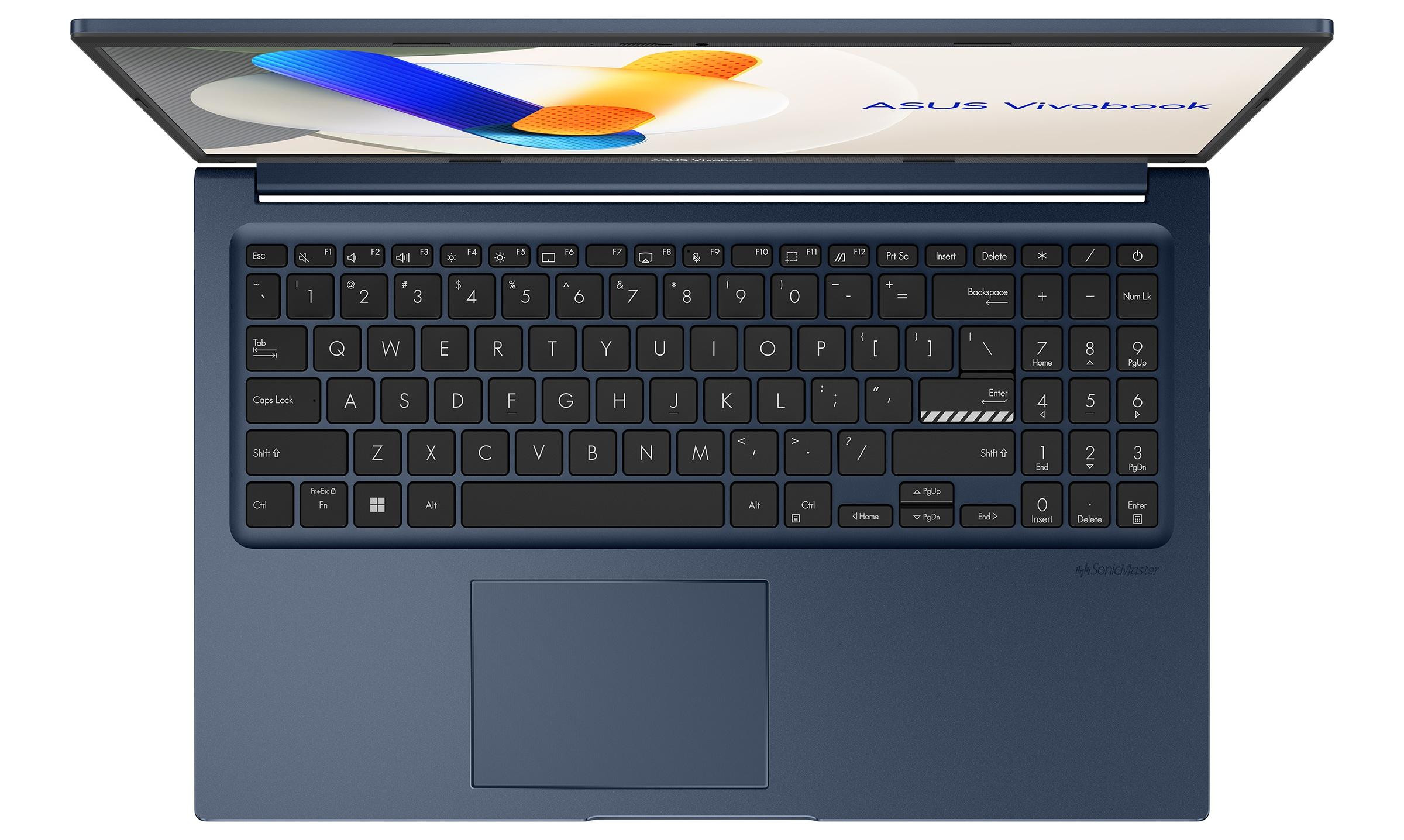 ASUS Vivobook F1504ZA-WH52DX i5-1235U 15.6"FHD AG 8GB SSD256 BT Win11 Quiet Blue (REPACK) 2Y - zdjęcie 3