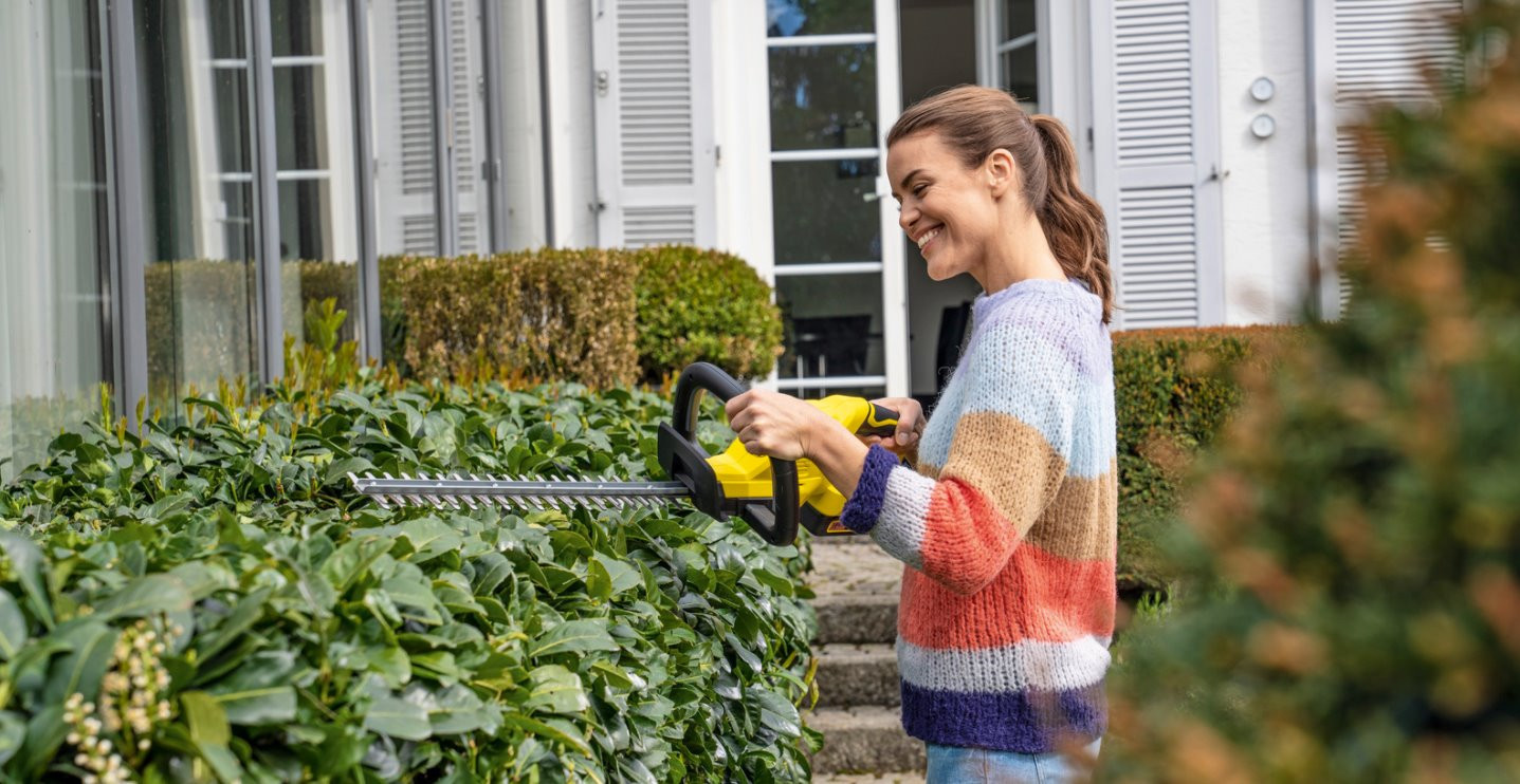 Nożyce akumulatorowe KARCHER HGE 18-45 Battery Set - zdjęcie 1