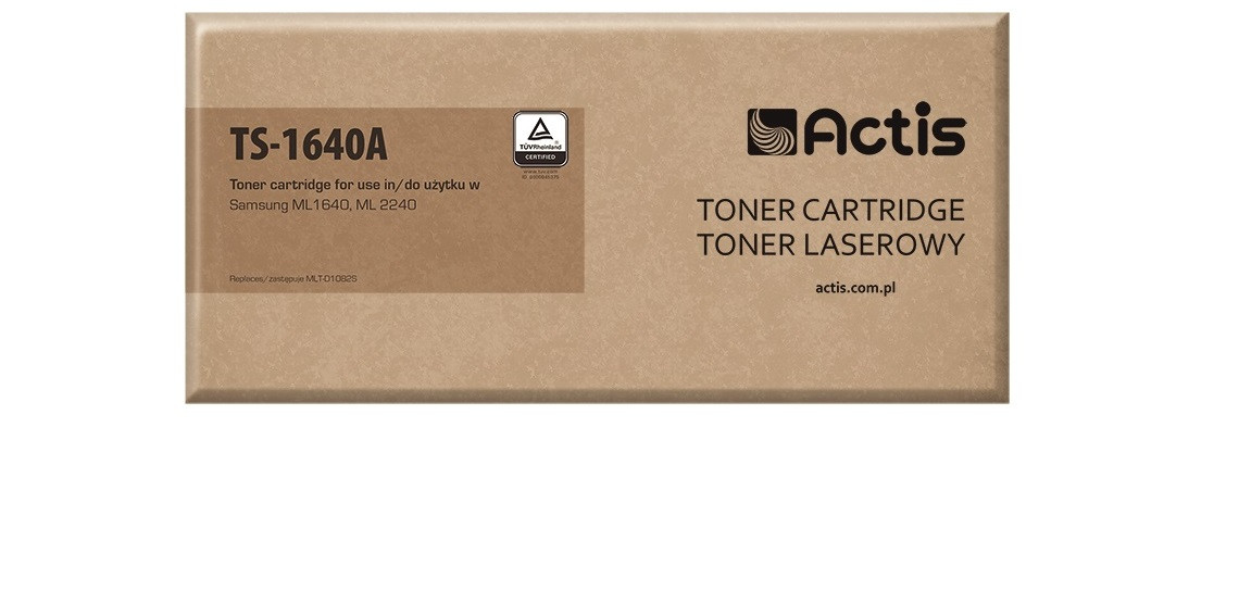 Actis TS-1640A Toner do drukarki Samsung, Zamiennik Samsung MLT-D1082S; Standard; 1500 stron; czarny. - zdjęcie 1