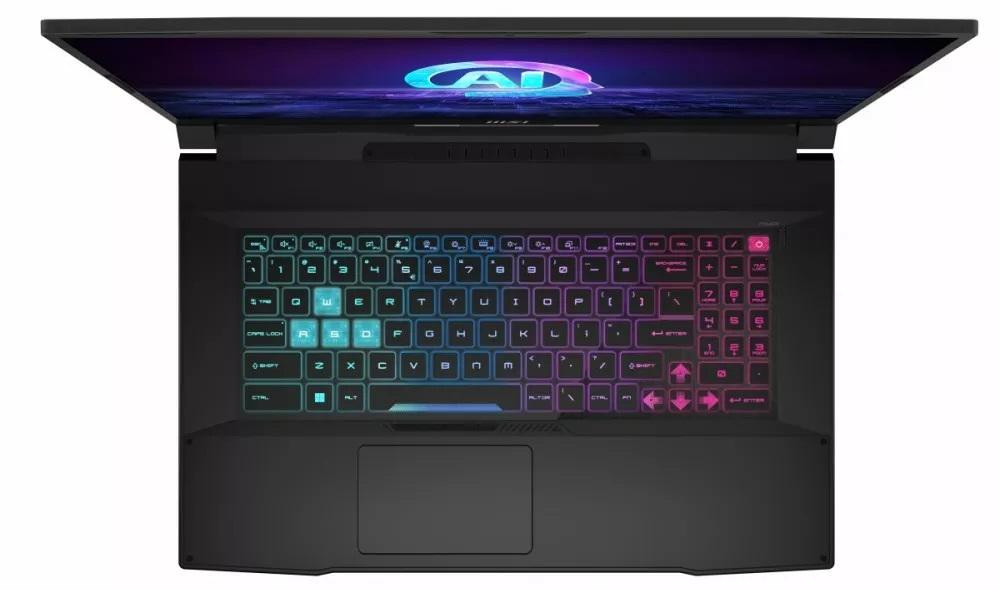 MSI Katana A17 AI B8VF-1004XPL Ryzen 7 8845HS 17.3" FHD 144Hz 16GB DDR5 SSD1TB RTX 4060 8GB NoOS - zdjęcie 2