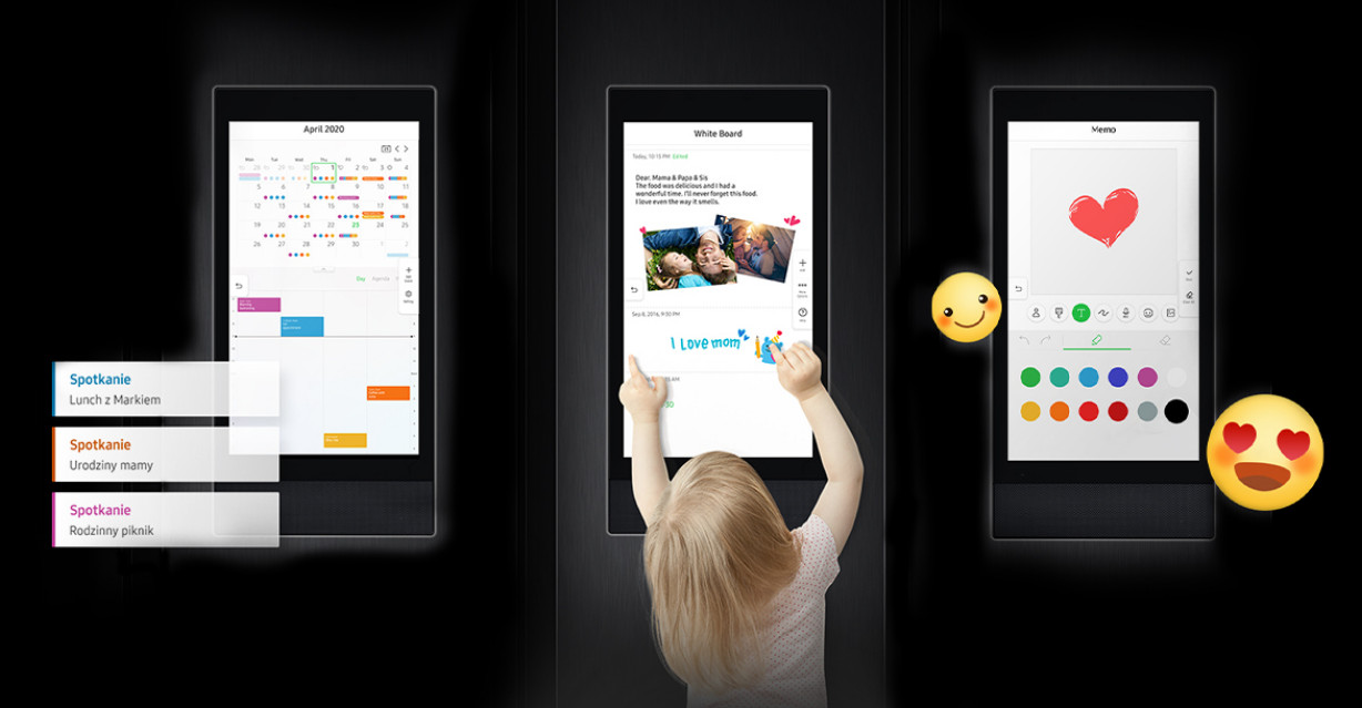 Lodówka SAMSUNG Family Hub RS6HA8891B1 Side by Side Dystrybutor wody 178cm - zdjęcie 9