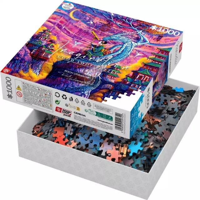 Puzzle Good Loot Imagination Puzzle: Roch Urbaniak Sakura i Ryu 1000 elementów - zdjęcie 2