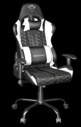 Fotel gamingowy TRUST GXT708W RESTO CHAIR WHITE (24434) - zdjęcie 3
