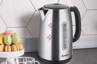 Czajnik elektryczny AMICA KM2011 inox - zdjęcie 2
