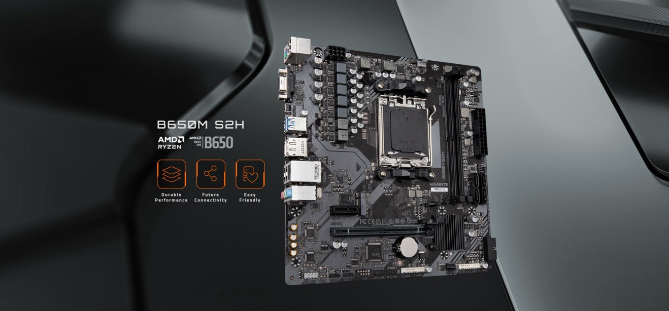 Płyta główna Gigabyte B650M S2H - zdjęcie 1